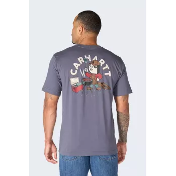 Carhartt Irvine Grill T-Shirt BLUESTONE