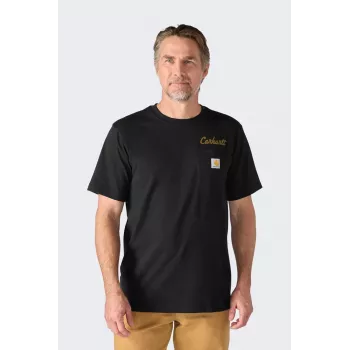 Carhartt Irvine Hard Work T-Shirt SCHWARZ