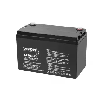 VIPOW Gel-Batterie 12V 100Ah