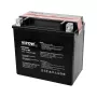 VIPOW BAT0501 Konventionelle Blei-Säure-Motorradbatterie 12V 14Ah, 140A Kaltstartstrom, Säurepack enthalten