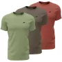 4F M4480 Herren T-Shirt grün, braun, bordeaux 4FWSS26TTSHM4480 90S XL