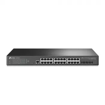 TP-Link JetStream TL-SG3428X Netzwerk-Switch Managed L2+/L3 Gigabit Ethernet (10/100/1000) 1U Schwarz