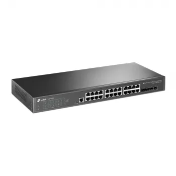 TP-Link JetStream TL-SG3428X Netzwerk-Switch Managed L2+/L3 Gigabit Ethernet (10/100/1000) 1U Schwarz