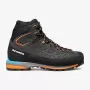 Scarpa Zodiac Tech GTX Bergschuhe, GORE-TEX Performance Comfort, Perwanger-Leder, Vibram-Mont-Sohle, Anthracite/Tonic Orange, EU 44