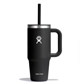 Hydro Flask 24 Oz All Around Travel Tumbler Thermobecher (710 ml) - schwarz