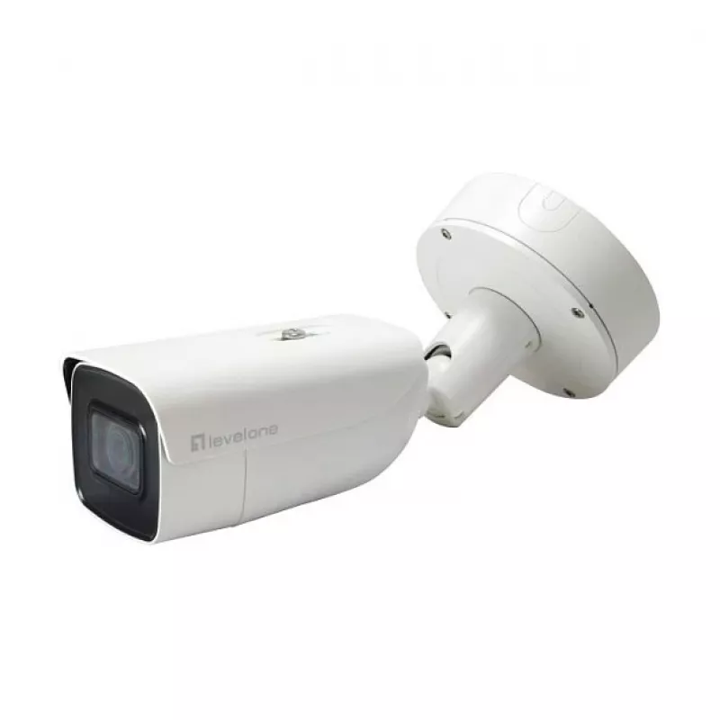 LevelOne FCS-5212 6MP Outdoor Bullet IP-Kamera mit motorisiertem Varifokalobjektiv, H.265, IR-Nachtsicht, PoE, IP66, IK10