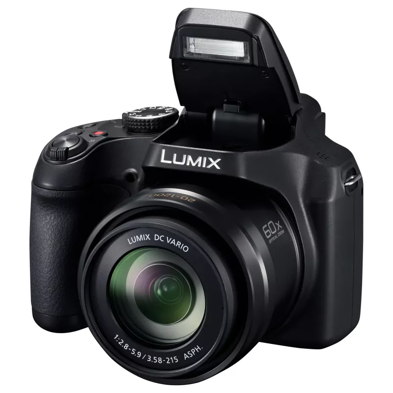 Panasonic LUMIX DC-FZ82D Digitalkamera - 18,1 MP, 60x optischer Zoom, 4K Video, Schwarz