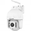 FOSCAM SD8P Außenkamera mit Schwenk-/Neigefunktion und WLAN, 8MP 4K, 4x optischer Zoom, IP66, Weiß