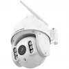 FOSCAM SD8P Außenkamera mit Schwenk-/Neigefunktion und WLAN, 8MP 4K, 4x optischer Zoom, IP66, Weiß