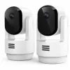Arlo Essential 3 2K Pan-Tilt-Zoom Innenraum-Überwachungskamera (2er-Pack, Weiß)