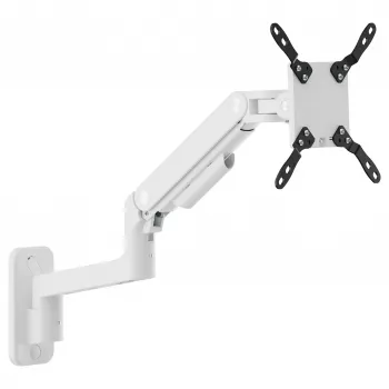 EQUIP 650140 Full-Motion Wandhalterung für 17-49 inch Displays, 20 kg, Weiß