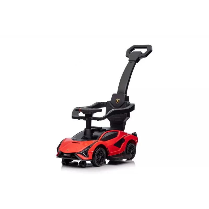 LEAN TOYS Lamborghini QLS-996T Rutschauto mit Schiebegriff Rot
