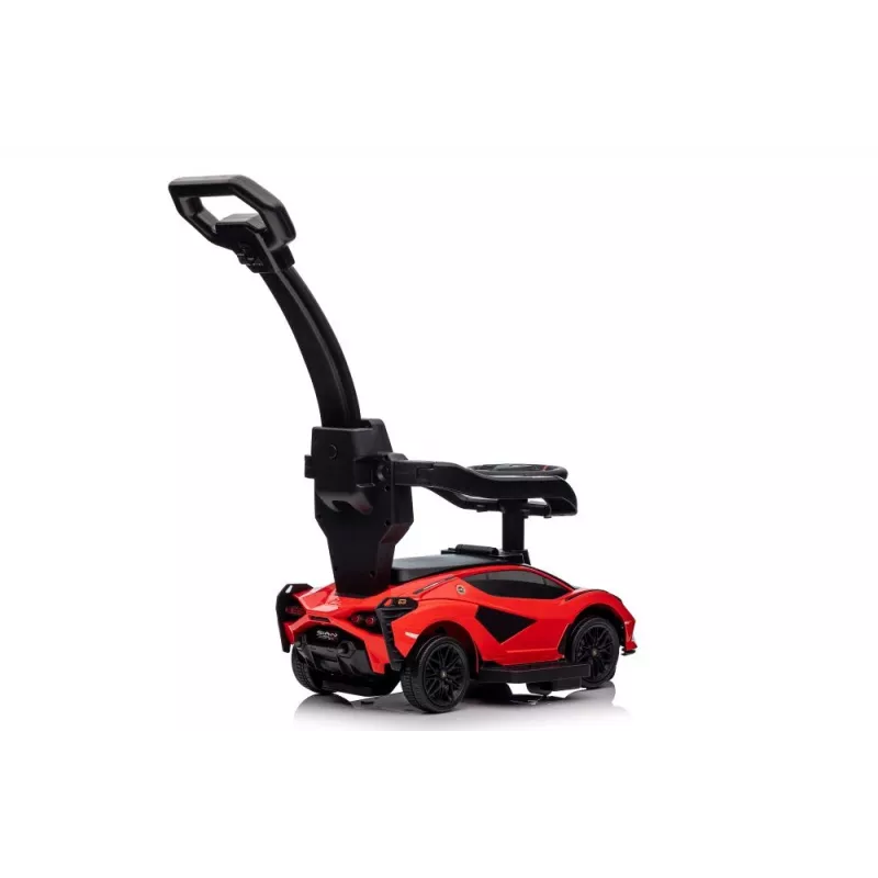 LEAN TOYS Lamborghini QLS-996T Rutschauto mit Schiebegriff Rot