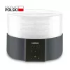 Zelmer ZFD2025 Dörrgerät, 5 Etagen, 520 W, elektronische Temperaturregelung 35-70°C, Timer 1-48h, LED-Display, Weiß/Grau