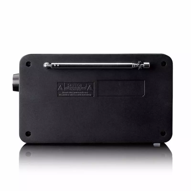 Lenco PDR-033BK tragbares DAB+/FM-Radio mit Bluetooth und wiederaufladbarem Akku - Schwarz