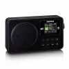 Lenco PDR-033BK tragbares DAB+/FM-Radio mit Bluetooth und wiederaufladbarem Akku - Schwarz