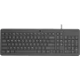 HP 150 Kabelgebundene Tastatur Türkisch Q USB Schwarz 664R5AA#AB8