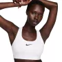Nike Swoosh Medium Support Sport-BH Weiß XL