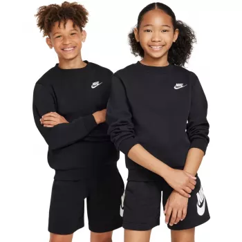 Nike Sportswear Club Fleece Kinder-Sweatshirt Schwarz FD3006 010 Größe M