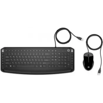 HP Inc. Kabelgebundene Tastatur und Maus 250 Combo - Silberweiß 9DF28AA#UUZ