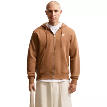 Nike Club BB Full-Zip Hoodie Herren Hellbraun 2XL