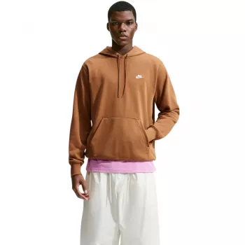 Nike Club FT PO Hoodie Herren Pullover Hoodie Pecan L