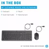 HP 150 – Tastatur-und-Maus-Set – USB – GB – Schwarz