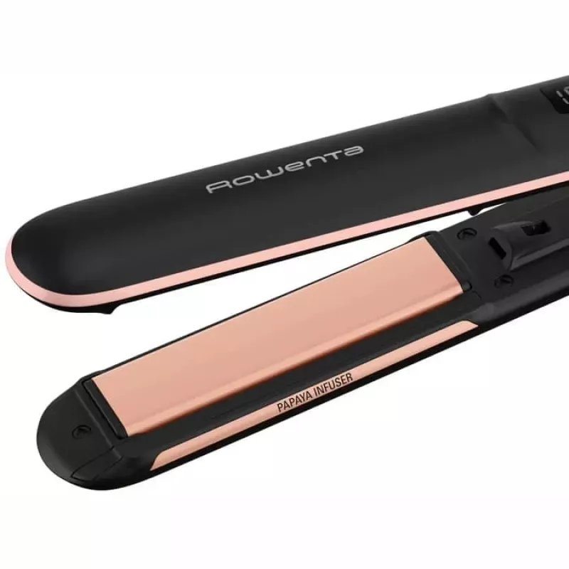 Rowenta Express Shine Papaya Haarglätter, Schwarz