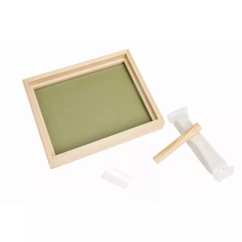 Baby Art Pure Frame Holz-Erinnerungsset für Baby-Hand- oder Fußabdruck