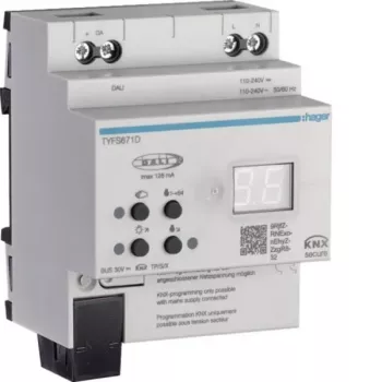 Hager Gateway TYFS671D KNX/DALI-2 Secure 1-Kanal