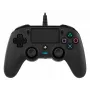 NACON PS4 Compact Controller Schwarz – Kabelgebundenes Gamepad für PS4 & PC