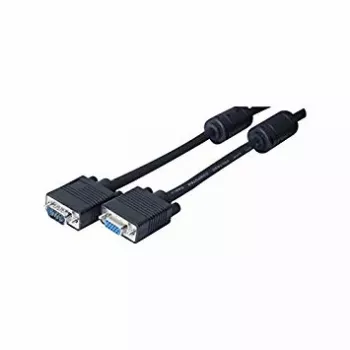 EXERTIS CONNECT SVGA-Monitorkabel, 15-pol HD D-Sub Stecker auf Buchse, 2,0 m, Schwarz 119800