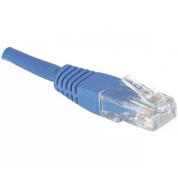 EXERTIS CONNECT CAT.6 U/UTP Patchkabel, 1,5 m, Blau, RJ45, Rastnasenschutz 246740