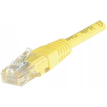 EXERTIS CONNECT Cat6 U/UTP Patchkabel, RJ45, Gelb, 1,5 m, Snagless EXC245740