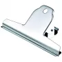 Wonday Metall-Briefklemme vernickelt 100mm Breite 35mm Klemmkapazität 1 Stück FPI000073