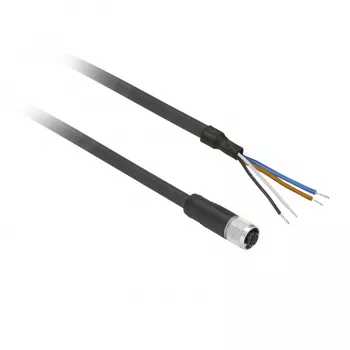 TMSS GERMANY Telemechanique Sensors M12 Buchse gerade PUR Kabel 5m 4-polig XZCP1141L5