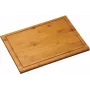 Kesper Bambus-Schneidebrett 44x32x1,6 cm mit Saftrille