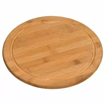 Kesper Rundes Bambus-Schneidebrett 30 cm