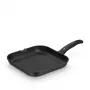 WMF Devil Grillpfanne 27x27 cm, quadratisch, PermaDur Antihaft, TransTherm Universalboden, Cromargan Griff