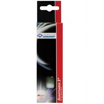 Donic Schildkröt 608334 Tischtennisbälle, 3er-Pack, Weiß, ABS, 40mm, Anfänger/Freizeit