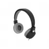 EXERTIS CONNECT Campus BE COLOR Stereo-Kopfhörer mit 3,5-mm-Klinkenstecker, Schwarz/Grau (059963)