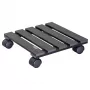 WAGNER Multi Roller WPC Anthrazit 60 Doppelrollen 60kg Quadratisch (20050001)