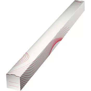 LEITZ Esselte quadratische Falthülsen aus Karton 75 x 75 mm, 1100 mm Länge, Wellpappe, stapelbar, für Postversand und Archivierung, 10 Stück (20958)