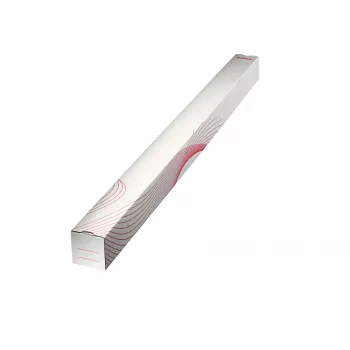 LEITZ Esselte quadratische Falthülsen aus Karton 75 x 75 mm, 1100 mm Länge, Wellpappe, stapelbar, für Postversand und Archivierung, 10 Stück (20958)