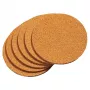KESPER Untersetzer-Set aus Naturkork, 6-teilig, quadratisch, hitzebeständig, 100x100x5 mm, umweltfreundlich