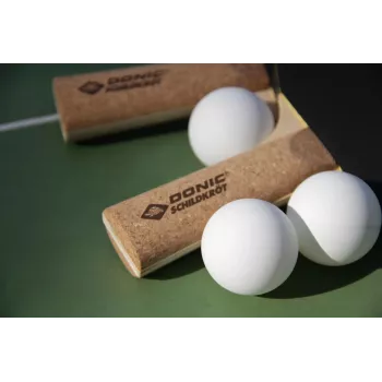 DONIC SCHILDKRÖT Persson 500 Tischtennisschläger mit Korkgriff, Elite-Belag, 1,6 mm Schwamm, kontrollorientiert 728451