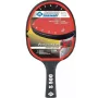 DONIC SCHILDKRÖT Protection Line S500 Lerntischtennisschläger, Schwarz/Rot, Jade Smooth Belag 713055