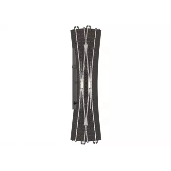 Märklin H0 C-Gleis Doppelkreuzungsweiche 24720, 236,1 mm, mit Bettung
