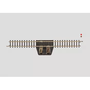 Märklin Z-Gauge Gerades Anschlussgleis 8590 (110 mm, Schwarz/Gelb)