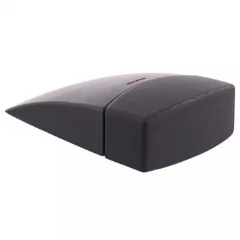 Wagner design yourself EH 5150 Bodenmontierter Türstopper, Zinkdruckguss und Kunststoff, Mattnickel, 45 mm Höhe 15515011